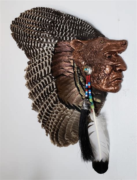 No Refunds or Exchanges. . Indian head turkey wing mount